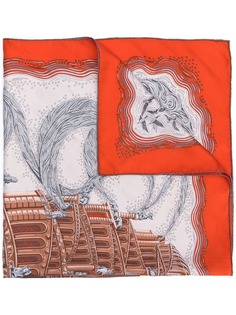 Hermès Pre-Owned платок 1990-х годов с принтом