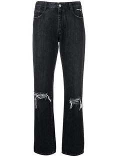 Stella McCartney джинсы прямого кроя с прорезями