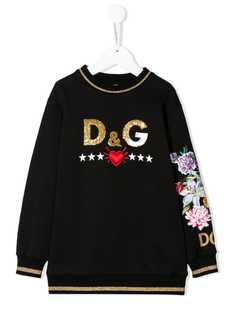 Dolce & Gabbana Kids толстовка с логотипом