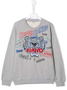 Kenzo Kids толстовка с логотипом