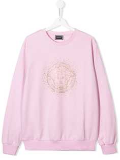 Young Versace джемпер с декорированным логотипом