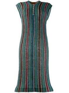 Missoni Pre-Owned трикотажное платье в полоску