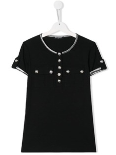 Balmain Kids декорированный топ