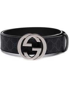 Gucci ремень с узором GG Supreme