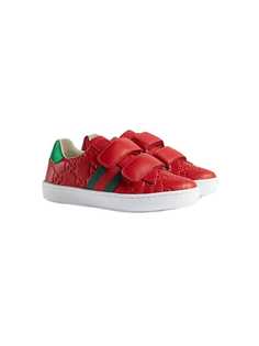 Gucci Kids кеды с логотипом