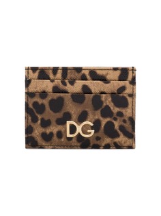 Dolce & Gabbana визитница с леопардовым узором