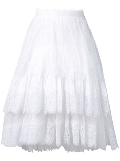 Ermanno Scervino короткая юбка с оборкой
