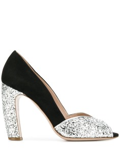 Miu Miu glitter embellished pumps