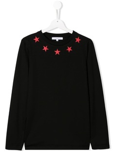 Givenchy Kids Star print top