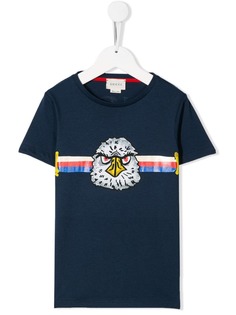 Gucci Kids футболка в полоску