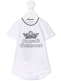 Dolce & Gabbana Kids боди с логотипом