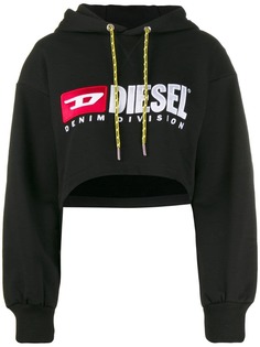 Diesel укороченная толстовка с капюшоном