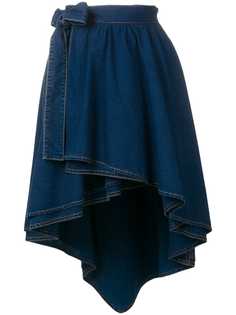 Sonia Rykiel юбка с асимметричным подолом