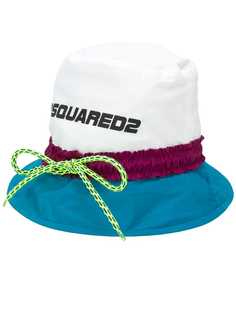 Dsquared2 соломенная шляпа в стиле колор-блок