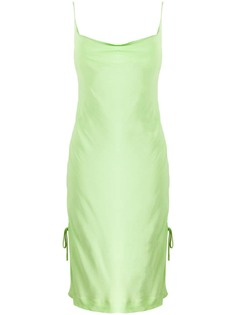 Staud платье-комбинация с воротником-хомутом