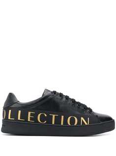 Versace Collection кеды на шнуровке с логотипом