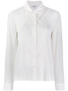 Liu Jo рубашка с кружевными вставками