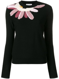Sonia Rykiel джемпер с цветочной отделкой