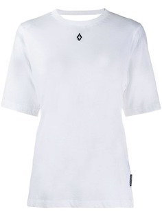 Marcelo Burlon County Of Milan футболка с открытой спиной и логотипом