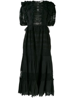 Ulla Johnson платье макси Guinivere с оборками