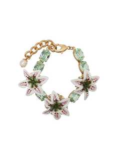 Dolce & Gabbana декорированный браслет Flower