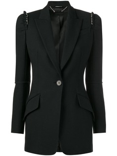 Alexander McQueen блейзер с оборками