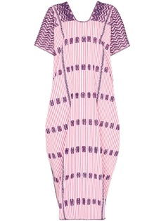 Pippa Holt striped maxi kaftan dress