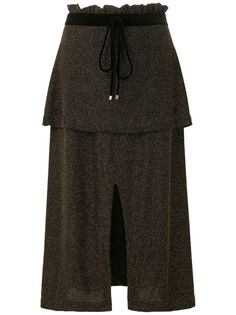 Olympiah трикотажная юбка с разрезом