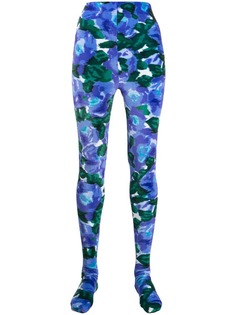 Richard Quinn watercolour print leggings