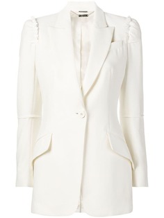 Alexander McQueen блейзер с оборками