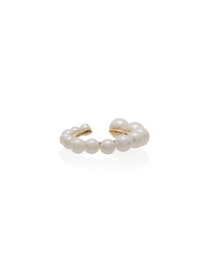 Yvonne Léon white 18K gold pearl ear cuff