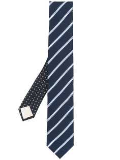 Prada галстук в диагональную полоску