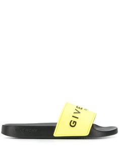 Givenchy шлепанцы с логотипом