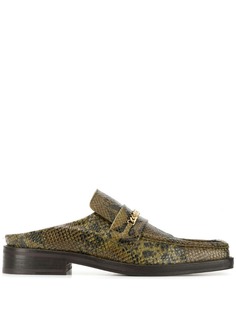 Martine Rose square-toe mule loafers