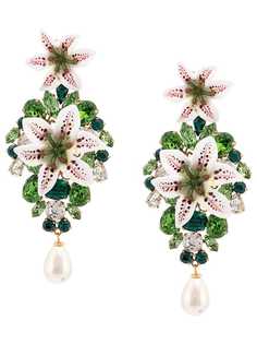 Dolce & Gabbana декорированные серьги