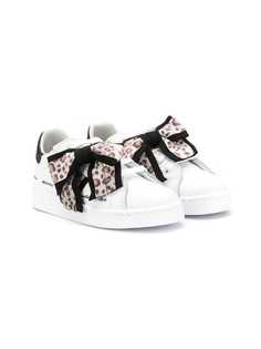 Monnalisa bow detail trainers