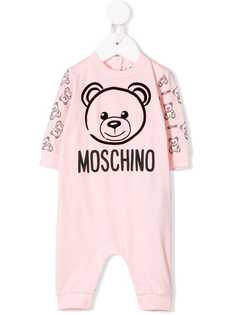 Moschino Kids ромпер с логотипом