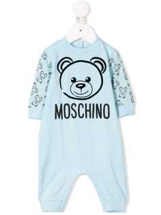 Moschino Kids ромпер с логотипом