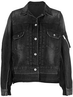 Sacai комбинированный бомбер