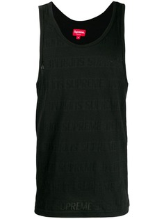 Supreme mesh stripe tank top
