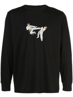 Supreme футболка с принтом Karate