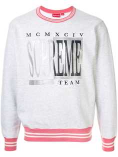 Supreme толстовка с круглым вырезом