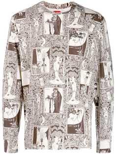 Supreme топ с длинными рукавами