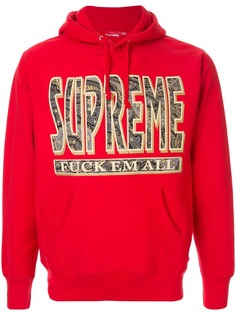 Supreme худи с логотипом