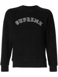 Supreme ворсистая толстовка Polartec