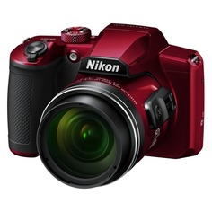 Цифровой фотоаппарат NIKON CoolPix B600, красный