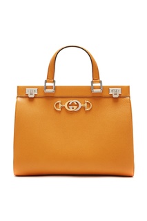 Желтая кожаная сумка Zumi Gucci