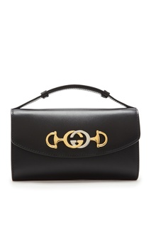 Черная кожаная мини-сумка Zumi Gucci