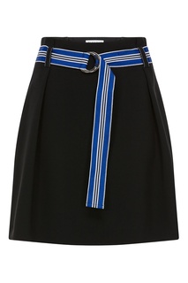 Темно-синяя юбка с ярким поясом Claudie Pierlot
