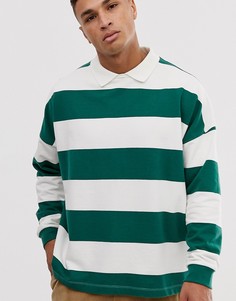 Топ регби в зеленую полоску Topman - Mat